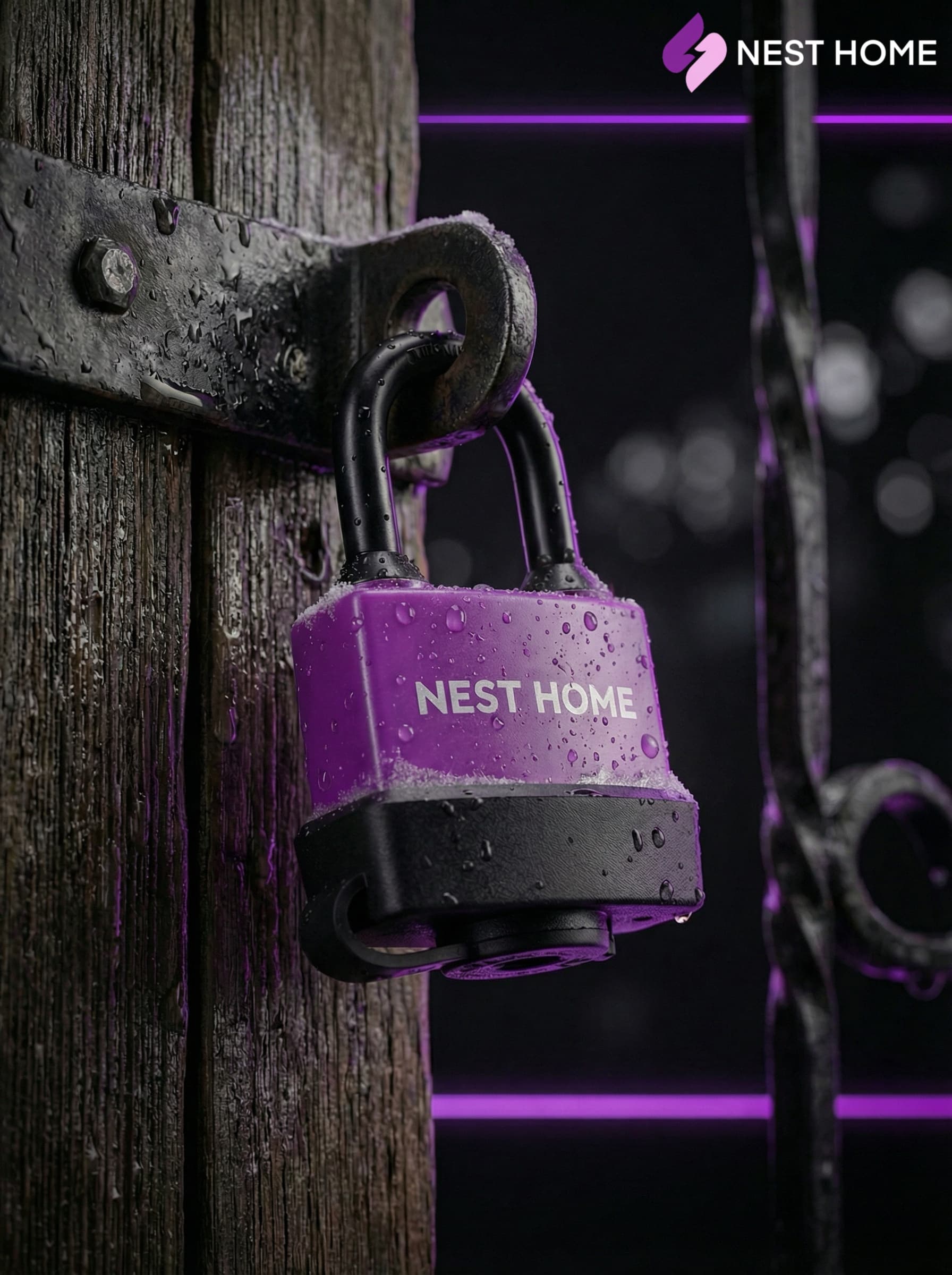 NestHome weatherproof padlock assortment